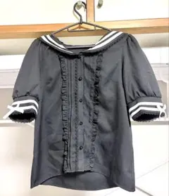 夢展望 セーラーレースアップうさぎブラウスのサムネイル