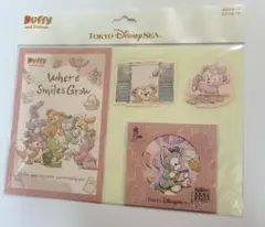 Duffy and Friends　ポストカード　ステッカー付