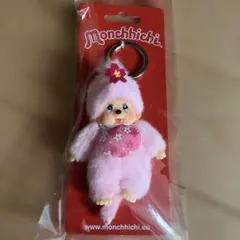 【新品】Monchhichi ぬいぐるみ キーホルダー 桜