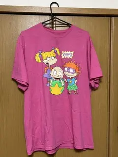 Rugrats ラグラッツ 古着 neckelodeon tシャツ