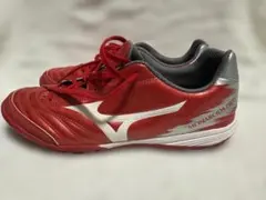 美品 Mizuno Monarcida Neo フットサルシューズ レッド