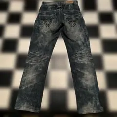 anti-label JEAN embroidery denim