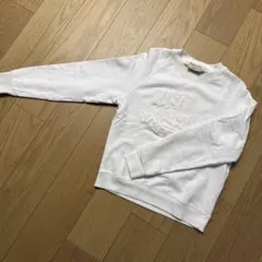MAISON KITSUNÉ ロゴ　ホワイト スウェット　秋冬　トレーナー