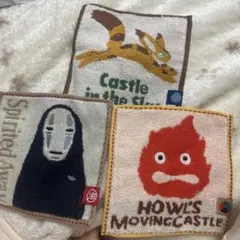 千と千尋の神隠し　ミニハンカチジブリ　３枚セット