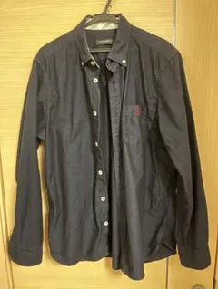 ネイビーシャツ（black label crestbridge)