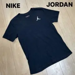 ナイキ　JORDAN ジョーダン 半袖 Tシャツ　M 黒　刺繍ロゴ　ジャンプマン
