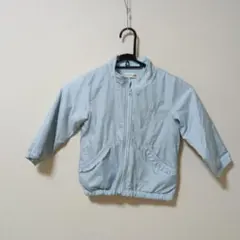 ライトグレー ジップアップジャケット 100cm