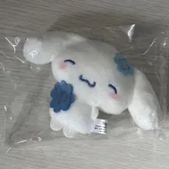 シナモロール　水色クローバー　シークレットマスコットブローチ