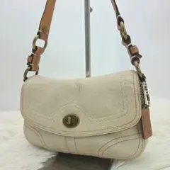 [美品] COACH コーチ　ソーホー　ハンドバッグ　肩掛け可　ターンロック