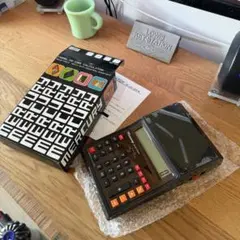 新品マーキュリー♪レトロ電卓 ブラック+ブラウン☆ デッドストック 廃盤品