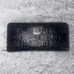 新品保管品‼️グッチGG長財布ソーホーラウンドファスナー黒エナメル