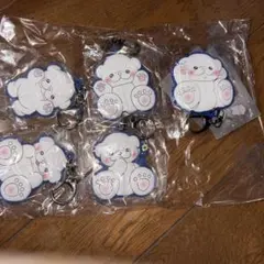 くまのだいふく ぶっくりラバーマスコット おもちゃ箱住民 5こ