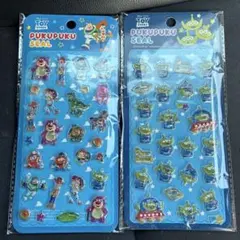 トイストーリー ぷくぷくシール 2枚セット ディズニー
