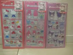 プラッチックモデル ハローキティ・マイメロディ・クロミ 3枚セット