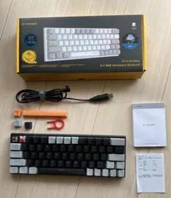 e元素 メカニカルキーボード 63キー 赤軸