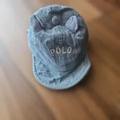 POLO ベビーキャップ 耳付き 44cm