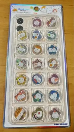 ❤️【新品】シマエナガ　だいふく　キラコロ　おはじきシール　カミオジャパン