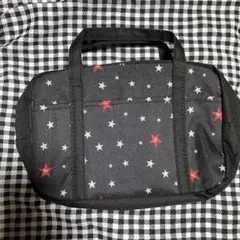 アニエスベー　星柄ポーチ　バックインバック