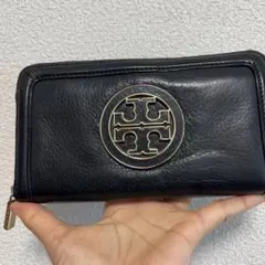 Tory Burch ブラックレザー 長財布