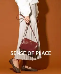 【SENSE OF PLACE】ヴィンテージライクミニショルダーバッグ【レトロ】