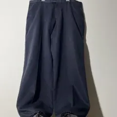 オ*ス様 00s DOCKERS W38 ワイドスラックス 濃紺 ダークネイビー