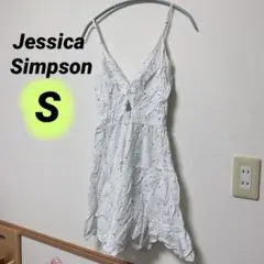 Jessica Simpson キャミワンピース S レディース　ホワイトドット