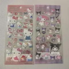 5*須様 サンリオ　ハローキティ　マイメロ・クロミ　クリアキャンディーシール