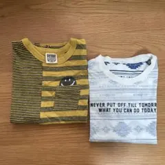 まとめ売り　＊　Tシャツ　２枚セット　120cm
