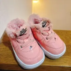 Nike ベビーシューズ　ファー　ピンク　8㎝