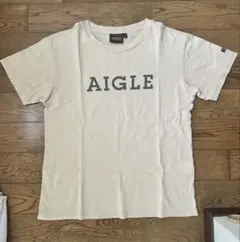 AIGLE ロゴプリント 半袖Tシャツ ベージュのサムネイル