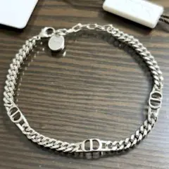 ［美品］ディオール　CD Icon チェーンリンクブレスレット　シルバー　925