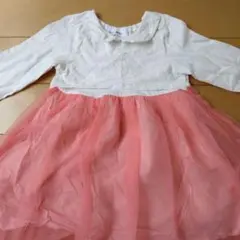 WILL MERY ワンピース 90サイズ ホワイト・ピンク