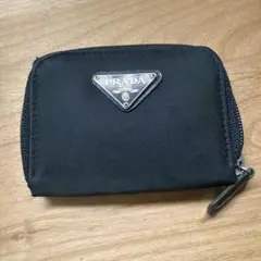 PRADA コインケース 小銭入れ ブラック ナイロン