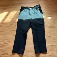 GU ダークグリーン スラックス S