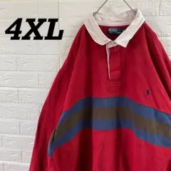 【訳あり】ポロラルフローレン　スーパーオーバーサイズラガーシャツ　マルーン