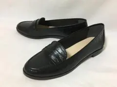 S2035新品23区本革エンボス ローファー型押し22.0日本製￥26400のサムネイル