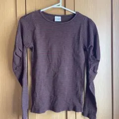 CIAO PANIC ストライプ クルーネック長袖Tシャツ ONEサイズ