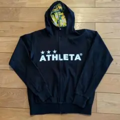 ATHLETA　パーカー　裏地カモフラ柄　 sizeS