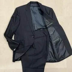 PAZZO スーツ　シルク混　上下セット　AB4 ウエスト86cm