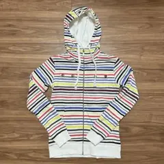 VOLCOM ストライプ フード付きパーカー XS 未使用のサムネイル