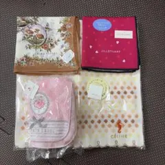 ブランド　ハンカチ　4枚セット　セリーヌ　ジルスチュアート　ローラーアシュレイのサムネイル