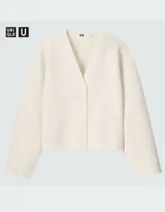 UNIQLO U メリノブレンドショートカーディガン S