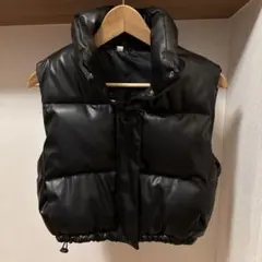 SHEIN ダウンベスト ブラック S