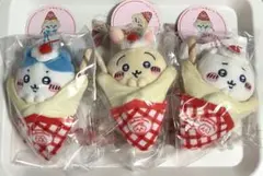 ちいかわ　クレープくじ　C賞　マスコット　3個セット