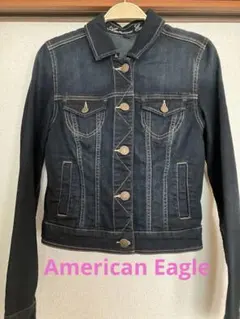 American Eagle ダークデニムジャケット Sサイズ