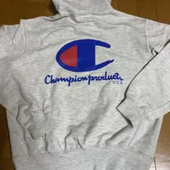チャンピオン バックロゴプリント　パーカー　80s JASPO規格日本製　M