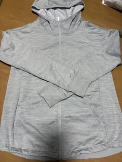 PUMA フード付きジャケット M ライトグレー