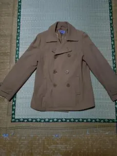 VIVID d'espoir ベージュ ダブルブレストピーコート Lサイズ