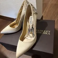 Badgley Mischka アイボリー ハイヒールのサムネイル