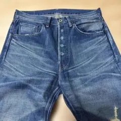 美品 希少 RRL ナバホ スタッズ ビーズ レザー ウエスタン デニム 